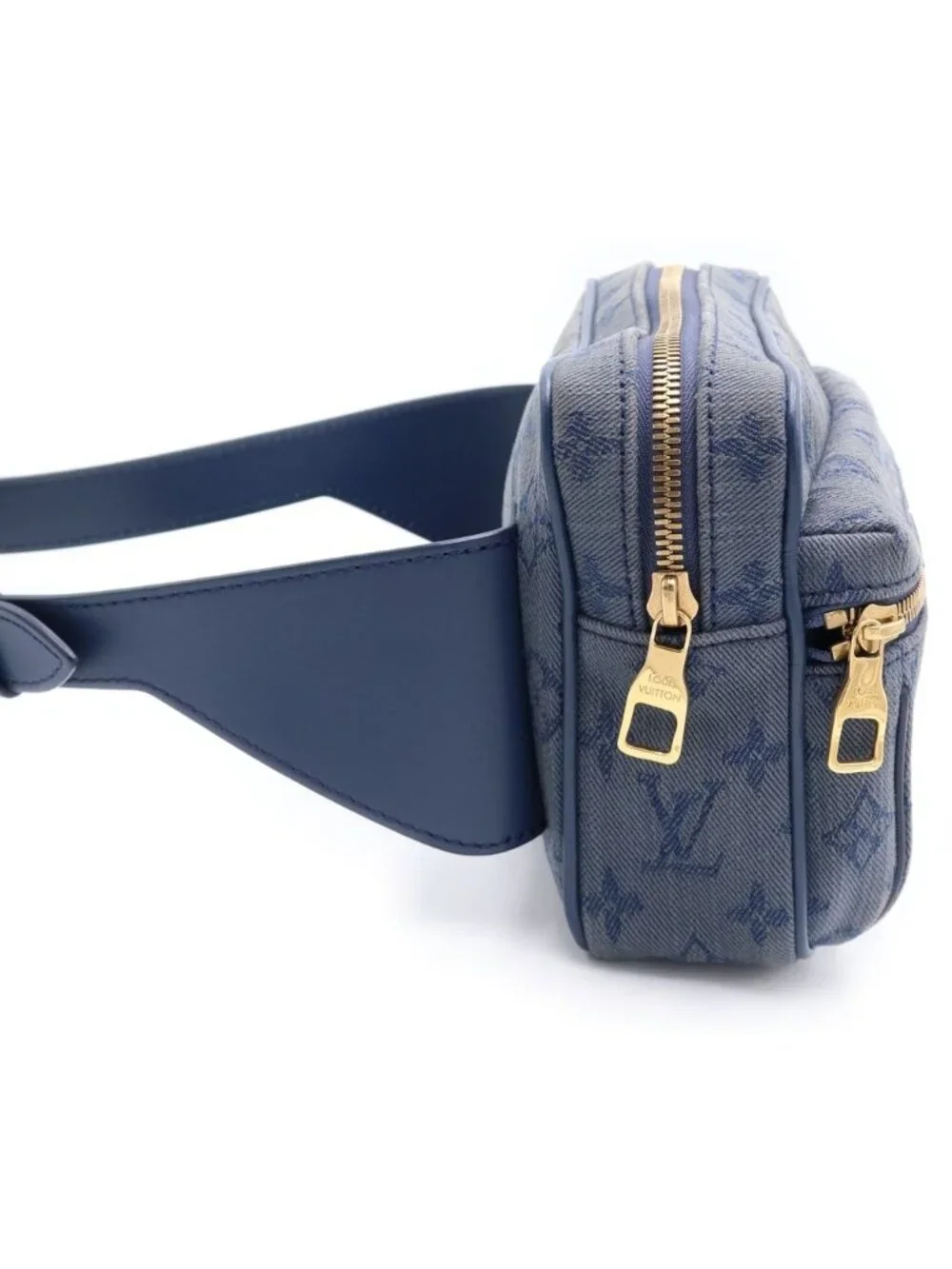 Louis Vuitton Bum Bag Outdoor Monogram Denim Navy Blue